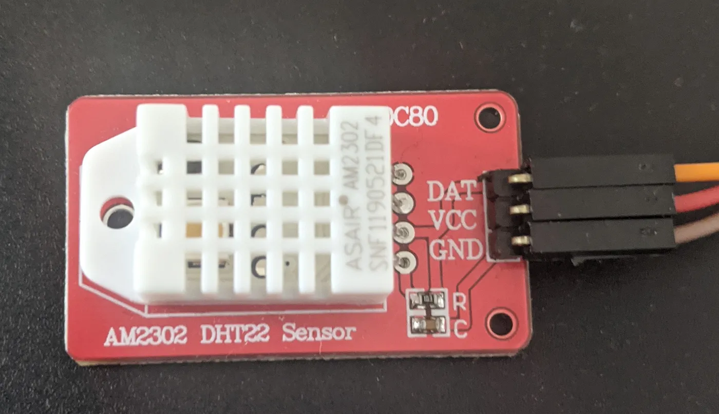Picture of the AM2302 sensor